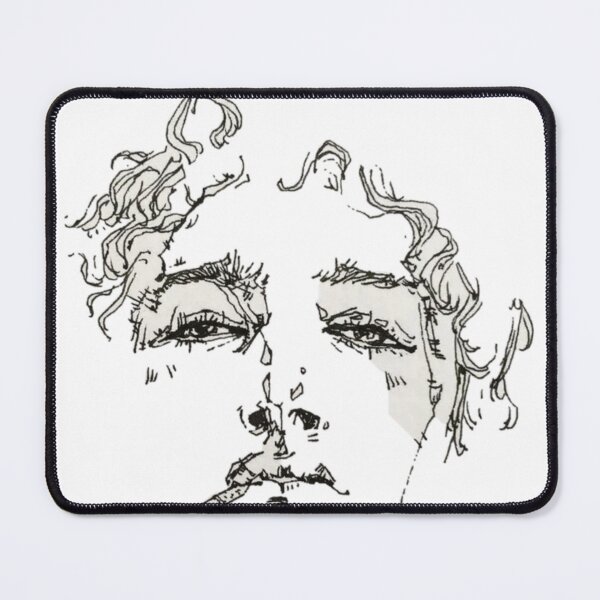Item preview, Minimalist Smoking Line Art Portrait designed and sold by omahArts.