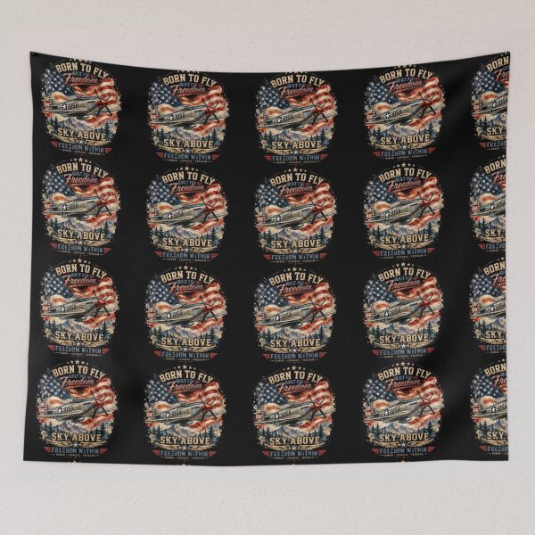 Item preview, Vintage Patriotic Fighter Jet Shirt American Flag Pilot designed and sold by HolidayMoods.