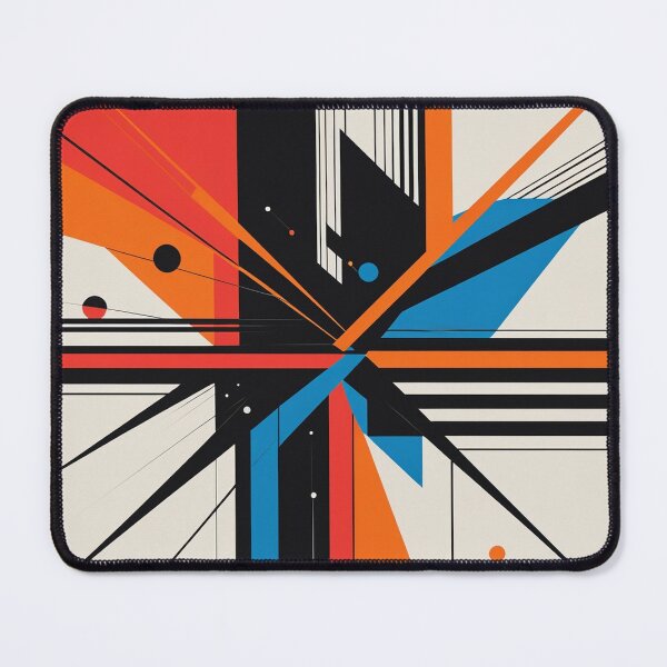 Item preview, Modern Bauhaus Geometric Abstract | Constructivist Lines & Bold Color Pattern designed and sold by semenol.