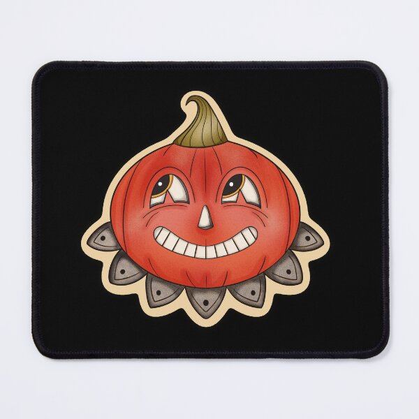 Item preview, Vintage Halloween Pumpkin designed and sold by YesButNo Design.