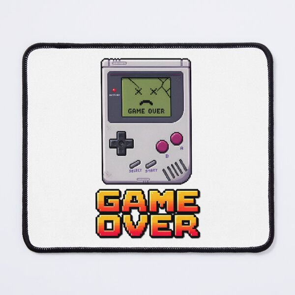 Item preview, Retro Handheld Game Console Game Over Pixel Art designed and sold by crazyhome.
