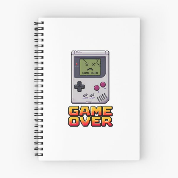 Item preview, Retro Handheld Game Console Game Over Pixel Art designed and sold by crazyhome.