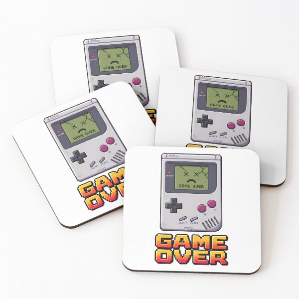 Item preview, Retro Handheld Game Console Game Over Pixel Art designed and sold by crazyhome.
