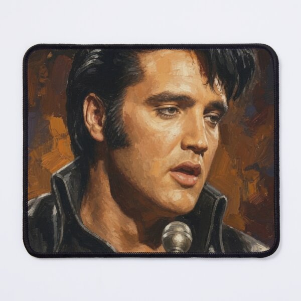 Item preview, Elvis Presley '68 Comeback Vintage Portrait Art designed and sold by ElvisVintagePosters.