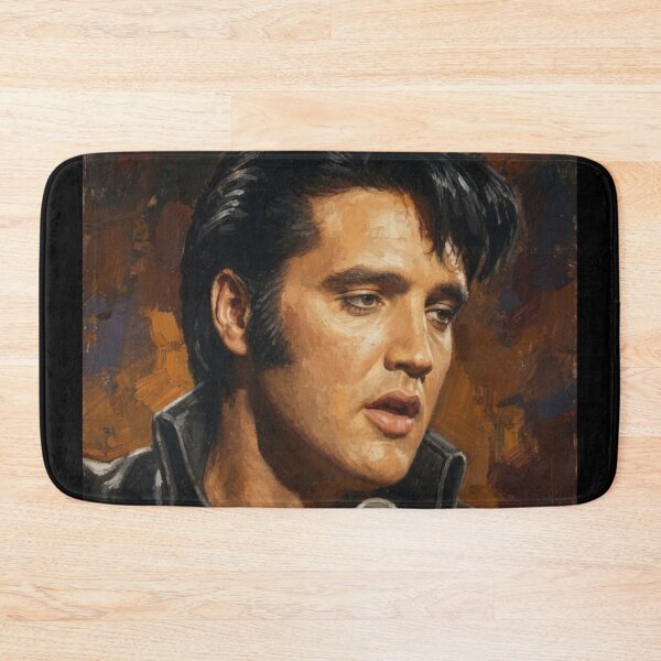 Item preview, Elvis Presley '68 Comeback Vintage Portrait Art designed and sold by ElvisVintagePosters.