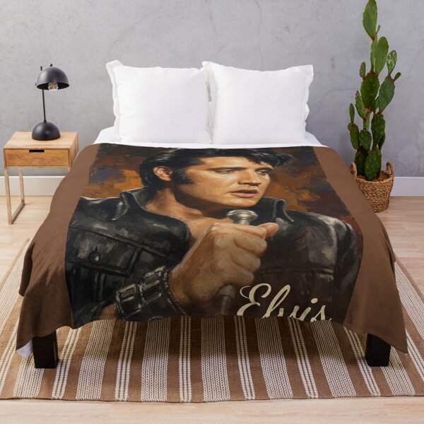 Item preview, Elvis Presley '68 Comeback Vintage Portrait Art designed and sold by ElvisVintagePosters.