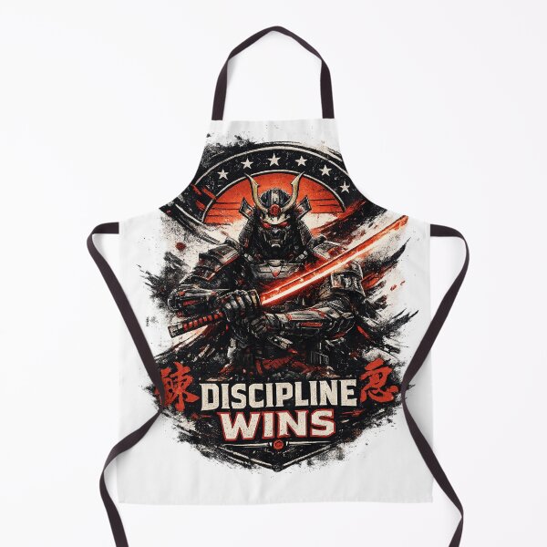 Item preview, Discipline Wins Cyber Samurai Design designed and sold by CodePaws Creations.