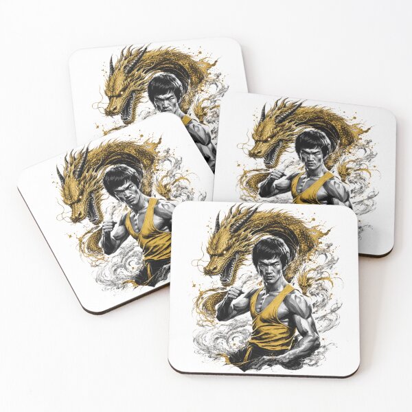 Item preview, Bruce Lee Golden Dragon Martial Arts Tribute designed and sold by Fashvora.