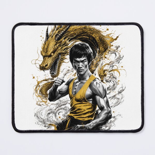 Item preview, Bruce Lee Golden Dragon Martial Arts Tribute designed and sold by Fashvora.