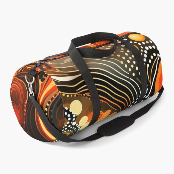 Item preview, Aboriginal Glowing Earth Dot Painting Warm Abstract Pattern designed and sold by GrinGalore.
