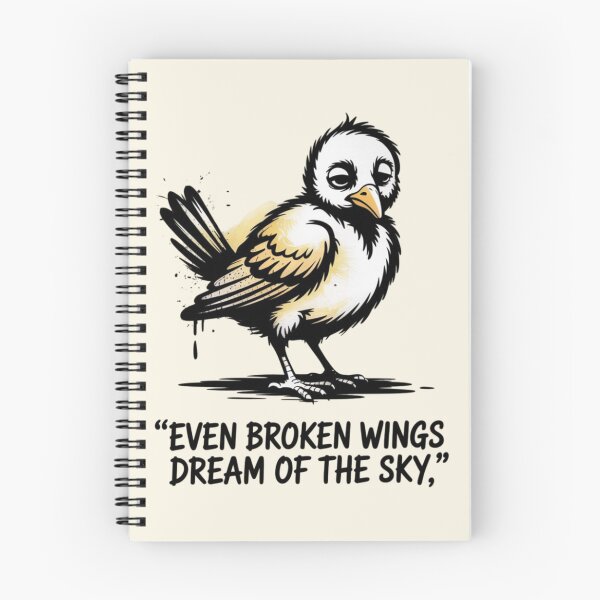 Item preview, Banksy Bird - Even broken wings dream of the sky designed and sold by 123ks.