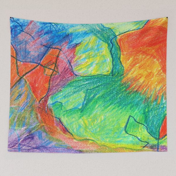 Item preview, August afternoons. Abstract designed and sold by Tereza Pilar  Art.