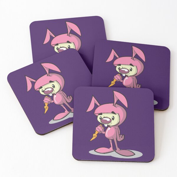 Item preview, Hungry Pink Bunny | Cute Kawaii Rabbit Graphic Design designed and sold by MerlinWear.