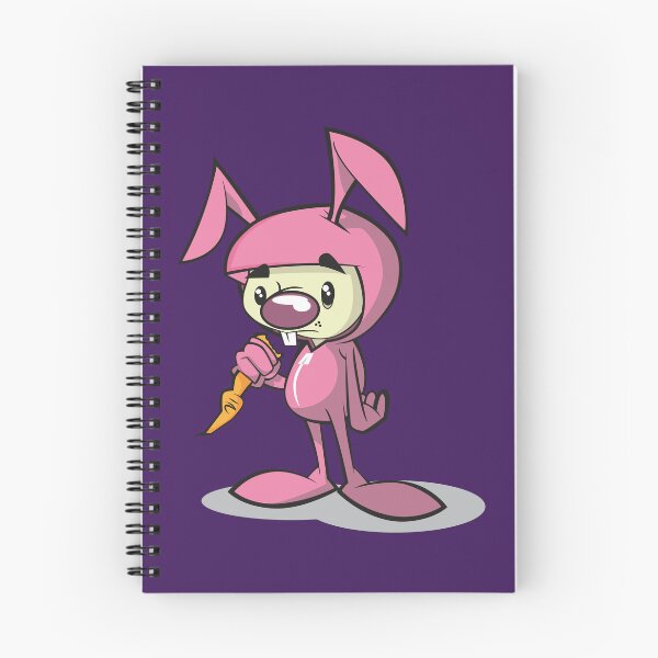 Item preview, Hungry Pink Bunny | Cute Kawaii Rabbit Graphic Design designed and sold by MerlinWear.