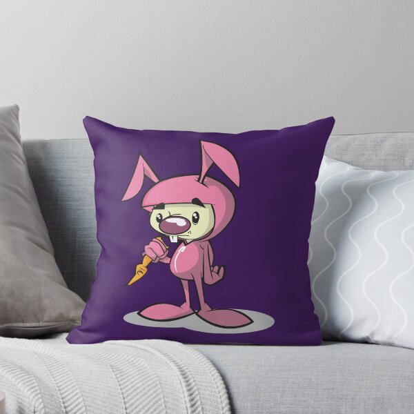 Item preview, Hungry Pink Bunny | Cute Kawaii Rabbit Graphic Design designed and sold by MerlinWear.