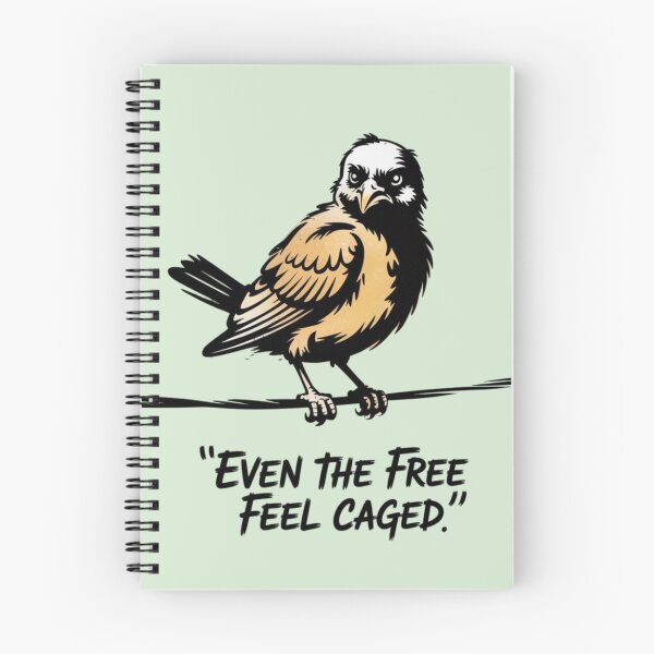 Item preview, Banksy bird - even the free feel caged designed and sold by 123ks.