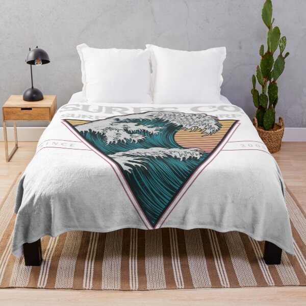 Item preview, Vintage Surf Wave Badge Retro 80s Sunset & Ocean Aesthetic designed and sold by RiderSpoon.