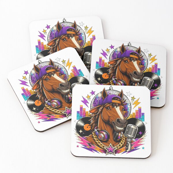 Item preview, Smiling Disco Rap Horse Music Party designed and sold by Kolibra.