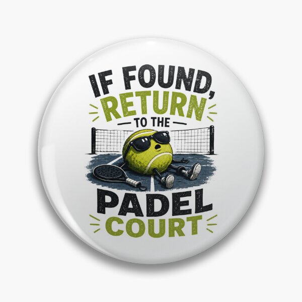 Item preview, If Found Return to the Padel Court | Funny Padel Shirt | Vintage Padel designed and sold by Rikas-art.