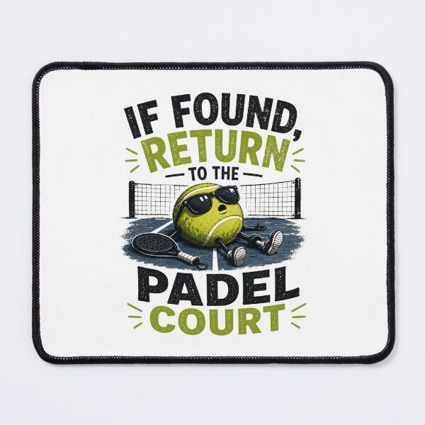 Item preview, If Found Return to the Padel Court | Funny Padel Shirt | Vintage Padel designed and sold by Rikas-art.