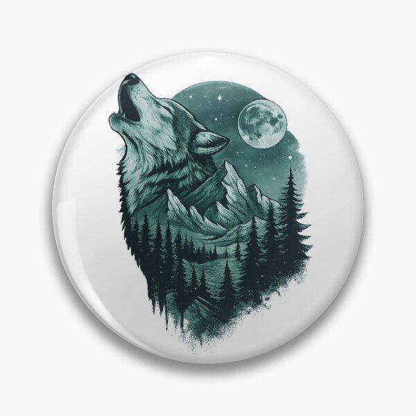 Item preview, Wolf Peak – Nature’s Echo Double Exposure designed and sold by GabeMountainArt.