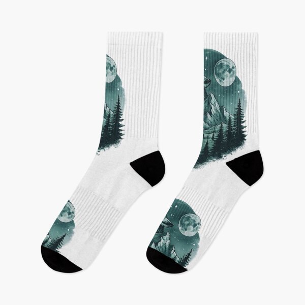 Item preview, Wolf Peak – Nature’s Echo Double Exposure designed and sold by GabeMountainArt.