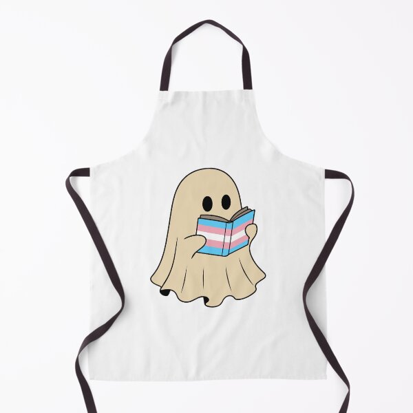 Item preview, Transgender Halloween Ghost Reading Book designed and sold by Cannaxes Studio.