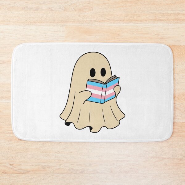 Item preview, Transgender Halloween Ghost Reading Book designed and sold by Cannaxes Studio.