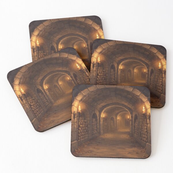 Item preview, Catacomb of Candlelit Skulls designed and sold by RedPeaStudio.