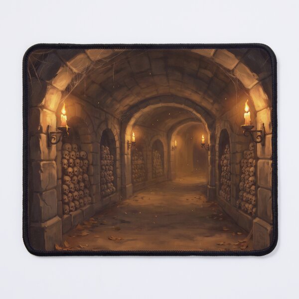 Item preview, Catacomb of Candlelit Skulls designed and sold by RedPeaStudio.