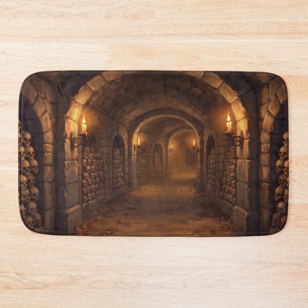 Item preview, Catacomb of Candlelit Skulls designed and sold by RedPeaStudio.