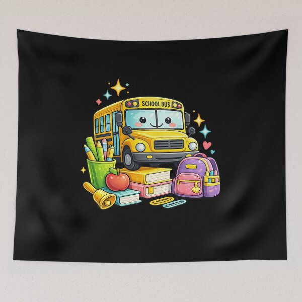 Item preview, School Bus Driver Gift First Day School Art designed and sold by Corvoria.