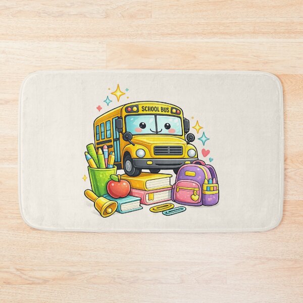 Item preview, School Bus Driver Gift First Day School Art designed and sold by Corvoria.