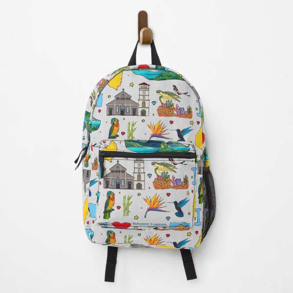Item preview, Saint Lucia Cruise Vacation Souvenir Iconic Landmarks designed and sold by mashmosh.