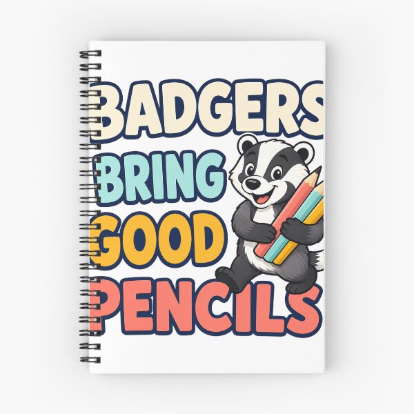 Item preview, Badgers Bring Good Pencils designed and sold by aihrgdesign.