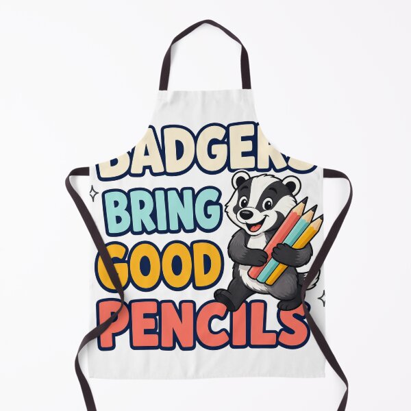 Item preview, Badgers Bring Good Pencils designed and sold by aihrgdesign.