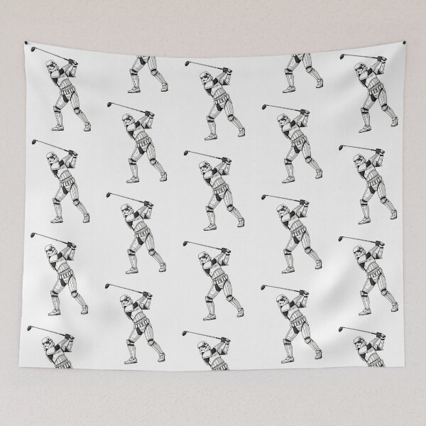 Item preview, Trooper Golf Greeting Card designed and sold by DeclaneHawk.