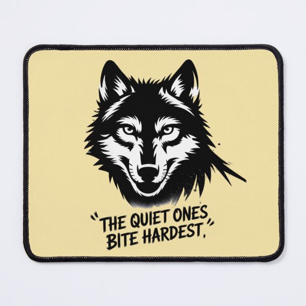 Item preview, Banksy Wolf - The Quiet Ones Bite Hardest designed and sold by 123ks.