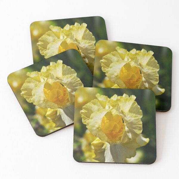 Item preview, Golden Ruffled Iris Flower Photo designed and sold by NikaNavi.