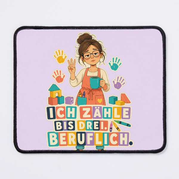 Item preview, Ich zaehle bis drei beruflich - German Kindergarten Teacher designed and sold by SVox.