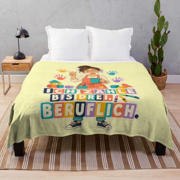 Item preview, Ich zaehle bis drei beruflich - German Kindergarten Teacher designed and sold by SVox.