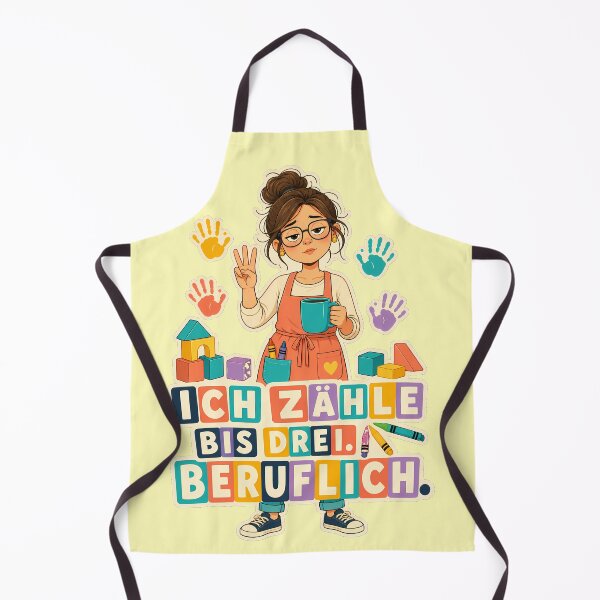 Item preview, Ich zaehle bis drei beruflich - German Kindergarten Teacher designed and sold by SVox.