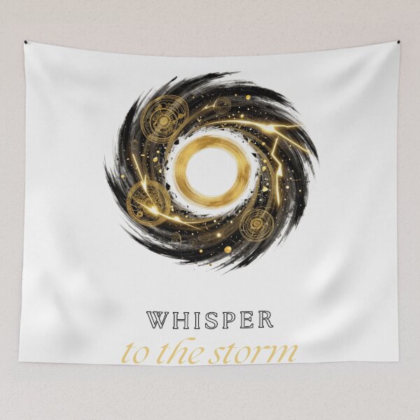 Item preview, Whisper to the Storm Motivational Cosmic Design designed and sold by Hayir Design.