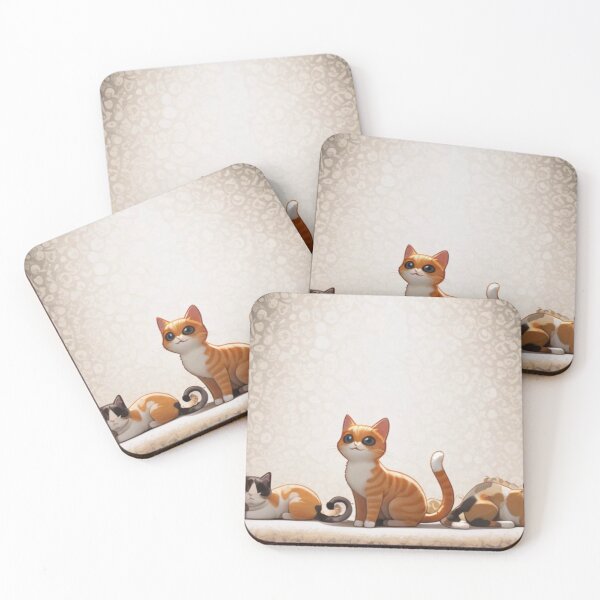 Item preview, Cute Tabby Cat Lineup Artwork designed and sold by BLUESKY11a.