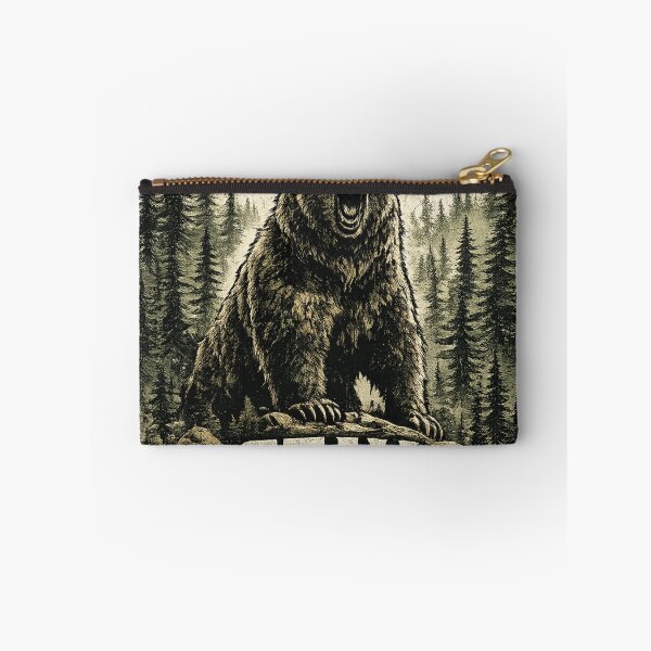 Item preview, Stay Wild Grizzly Bear Design designed and sold by CodePaws Creations.