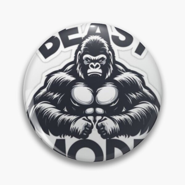 Item preview, Beast Mode Gorilla Gym Motivation designed and sold by Kushwaha18.