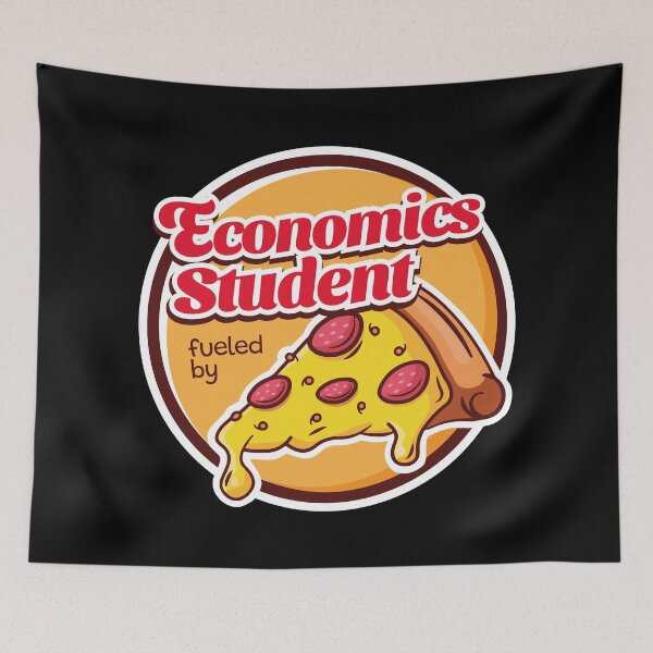 Item preview, Economics Student Fueled by Pizza designed and sold by MaryAller.