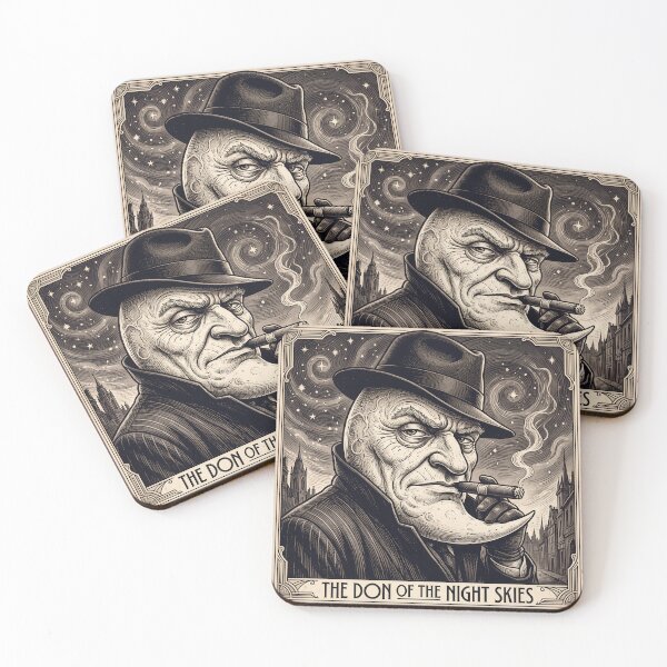 Item preview, Vintage Moon Face The Don of the Night Skies designed and sold by GroovyGoody.