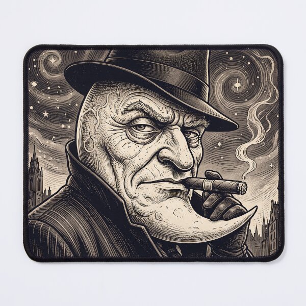 Item preview, Vintage Moon Face The Don of the Night Skies designed and sold by GroovyGoody.
