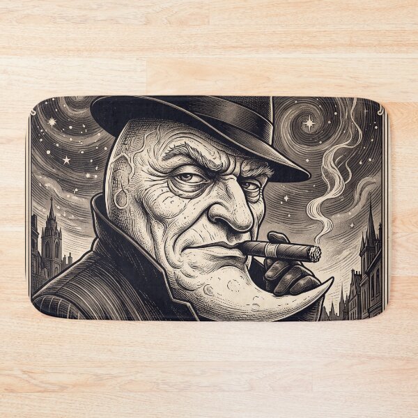Item preview, Vintage Moon Face The Don of the Night Skies designed and sold by GroovyGoody.